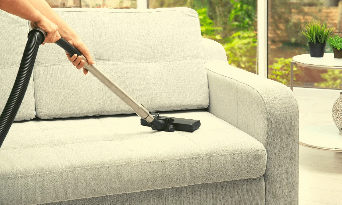 how to vacuum a couch